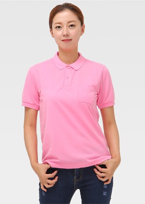 30수 PK 핑크 반팔 티셔츠(남여공용)