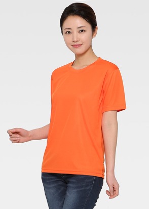 클론라운드 오렌지 반팔 티셔츠(남여공용)
