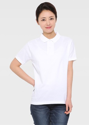 30수 PK 실켓 백색 반팔 티셔츠(남여공용)