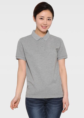30수 PK 실켓 회색 반팔 티셔츠(남여공용)