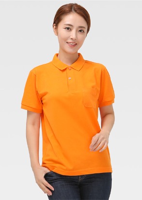 30수 PK 오렌지 반팔 티셔츠(남여공용)
